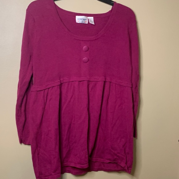 Mainstreet Blues Sweaters - Hampshire Studio Women's Pink Sweater